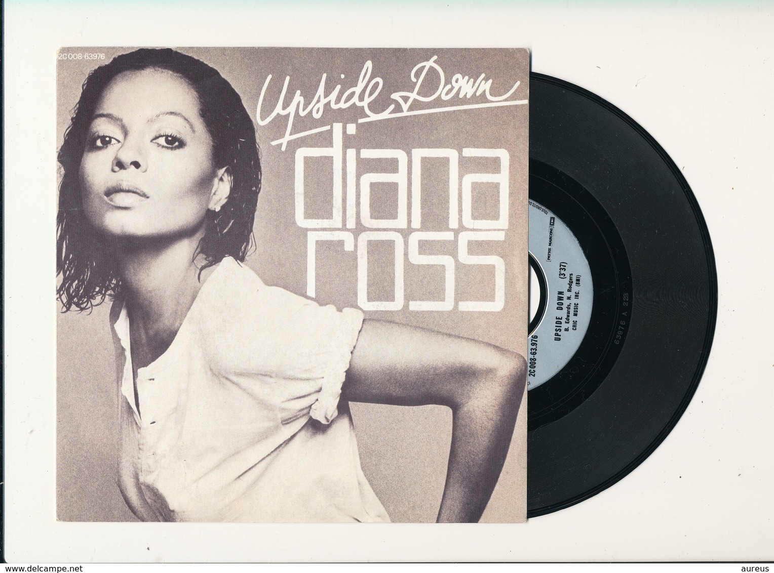 DIANA ROSS " UPSIDE DOWN  " Disque M MOTOWN 1980 TRES BON ETAT - Rock