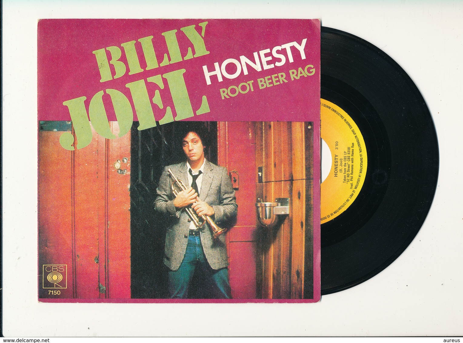BILLY JOEL " HONESTY " Disque  CBS 1979 TRES BON ETAT - Rock