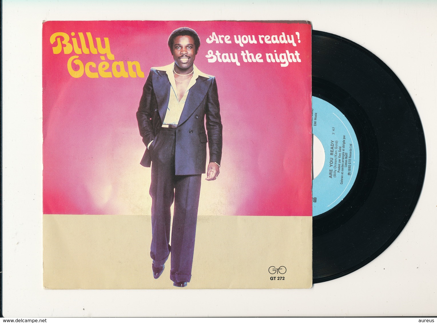 BILLY OCEAN " ARE YOU READY " Disque  GTO 1980  TRES BON ETAT - Rock