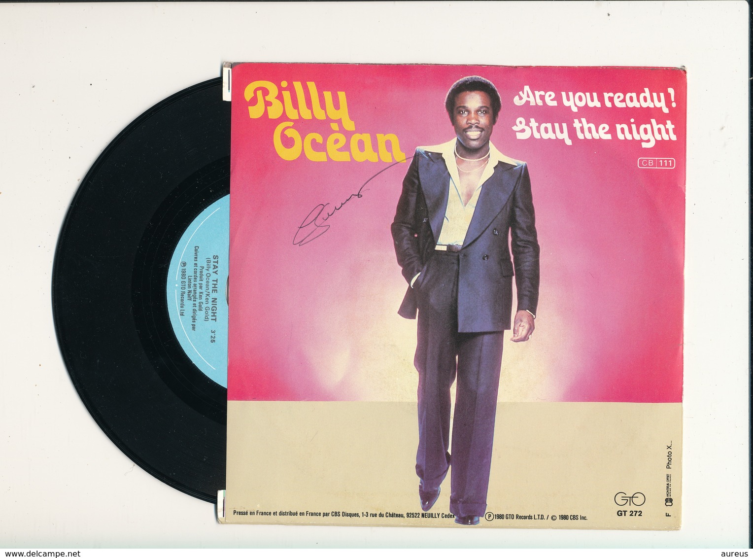 BILLY OCEAN " ARE YOU READY " Disque  GTO 1980  TRES BON ETAT - Rock