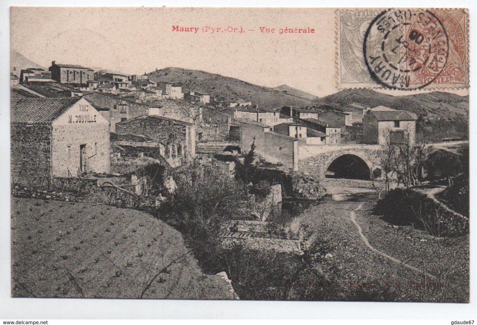 MAURY (66) - VUE GENERALE - Autres & Non Classés