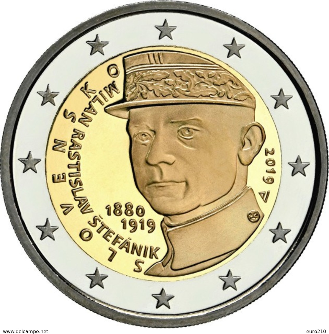 Slovacchia - 2 Euro 2019 - Stefanik - UNC - Slovacchia