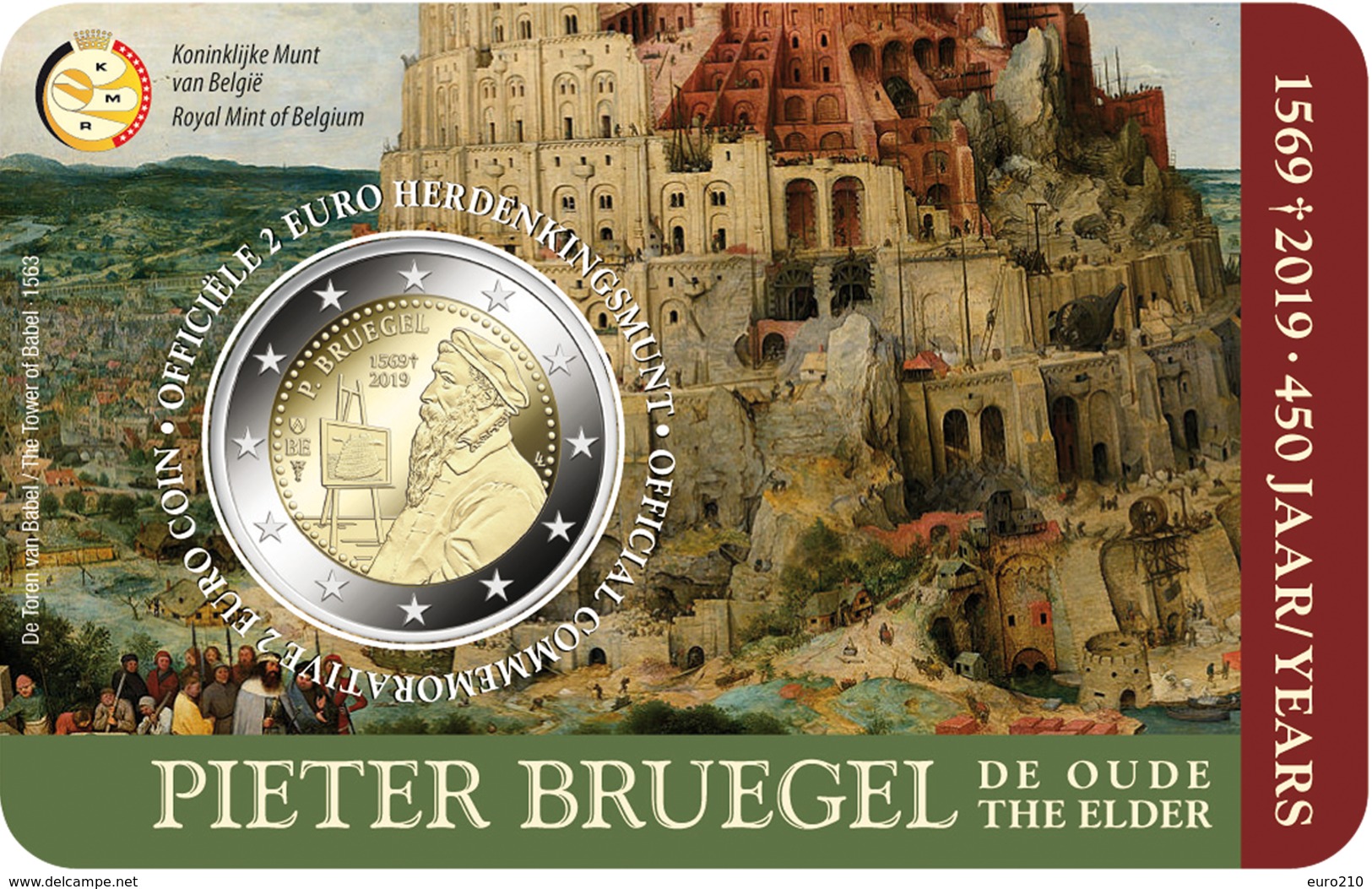 BELGIQUE - 2 Euro 2019 - Bruegel - Disponibles!! - Belgium