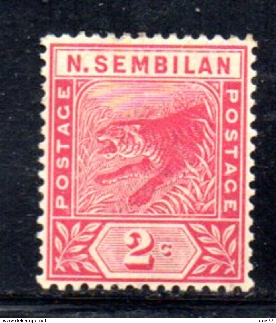 APR1143 - MALAYA 1891 ,  Yvert N. 3  Linguella * . NEGRI SEMBILAN - Negri Sembilan