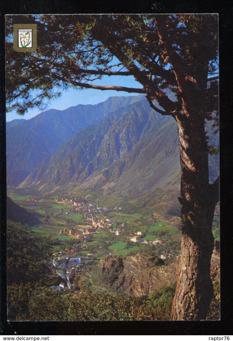 CPM Andorre VALLS D'ANDORRA Vista Général De Les Escaldes Andorra La Vella - Andorre