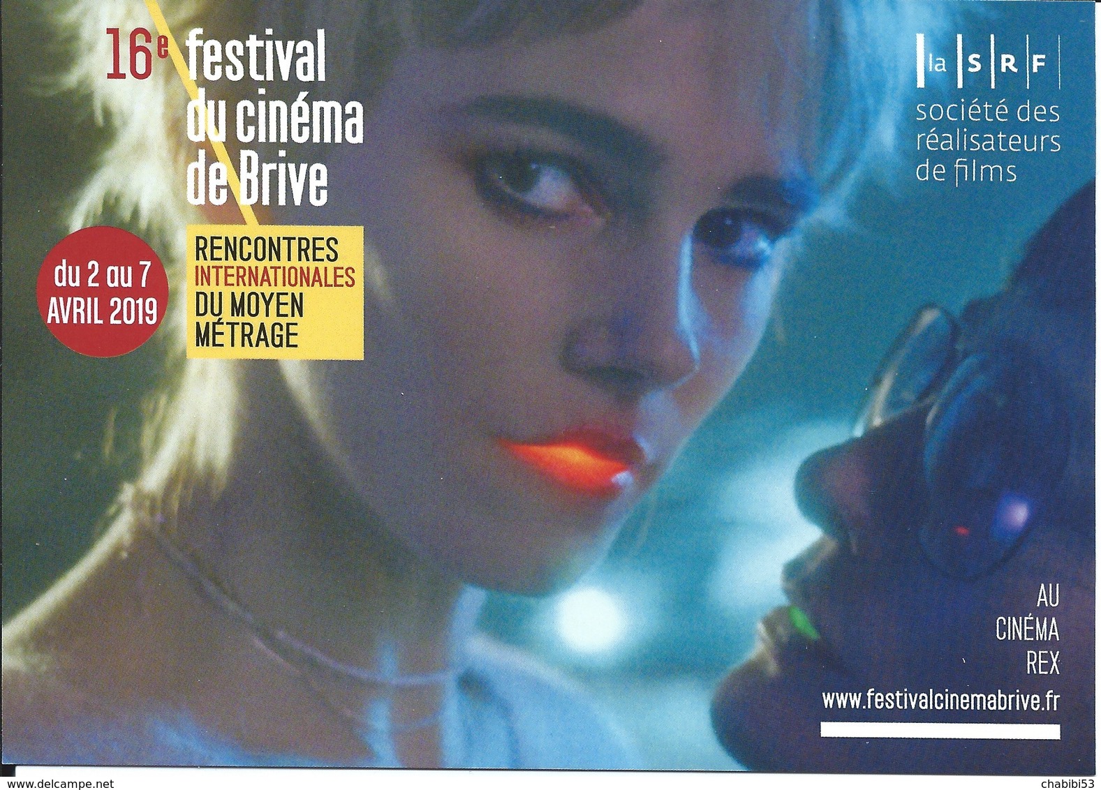 19  BRIVE 16ème Festival Du Cinéma De BRIVE - Rencontres Européennes Du Moyen Métrage - 2 Au 7 Avril 2019 - Cinéma REX - Autres & Non Classés