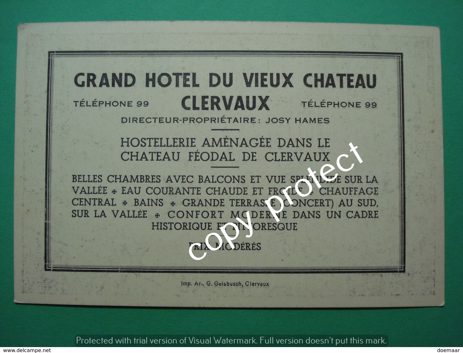 LU2 Clervaux Grand Hotel Du Vieux Chateau - Clervaux