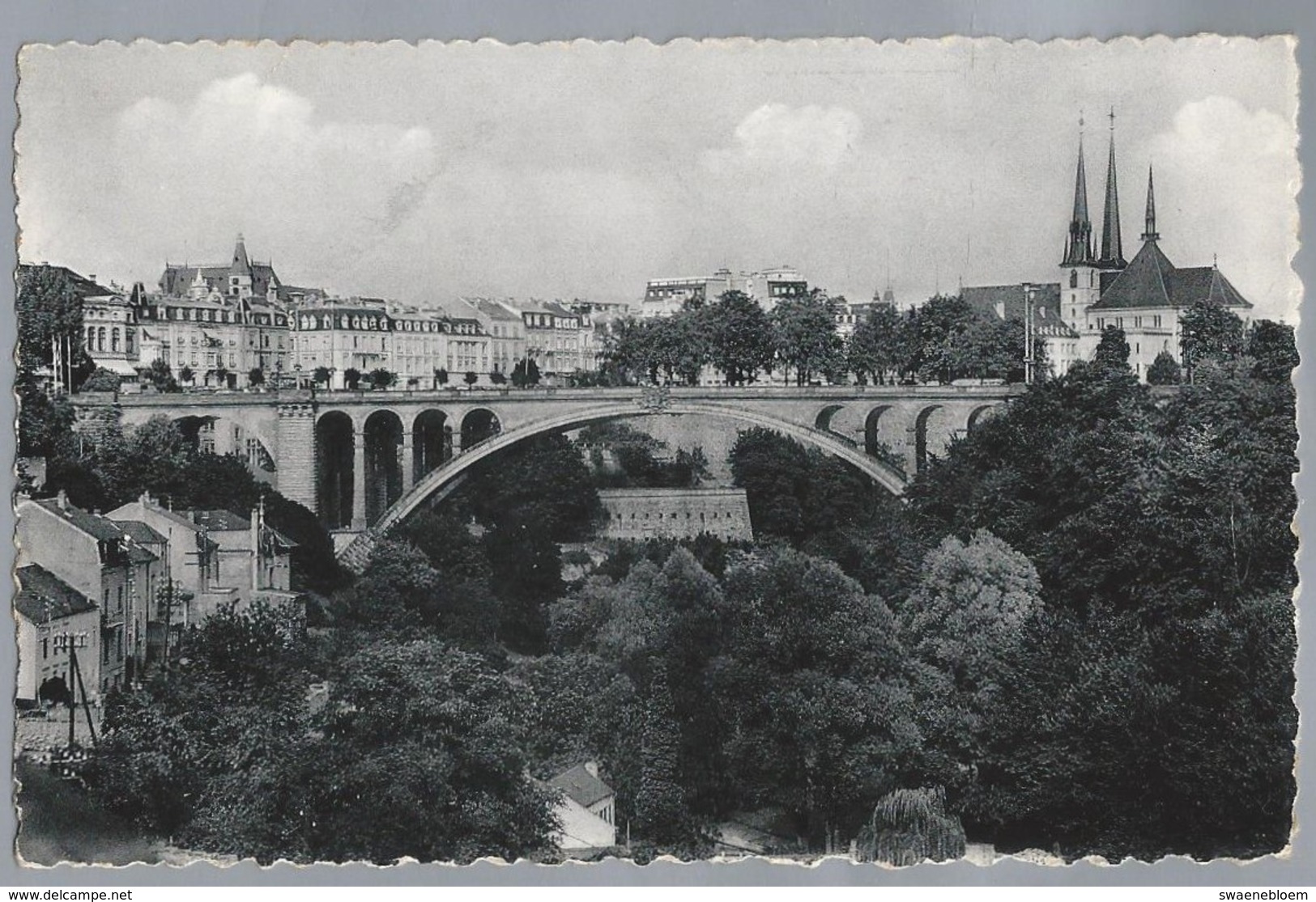 LU.- LUXEMBOURG. Pont Adolphe. - Photothill. E.A. Schaick. . - Luxemburg - Stad