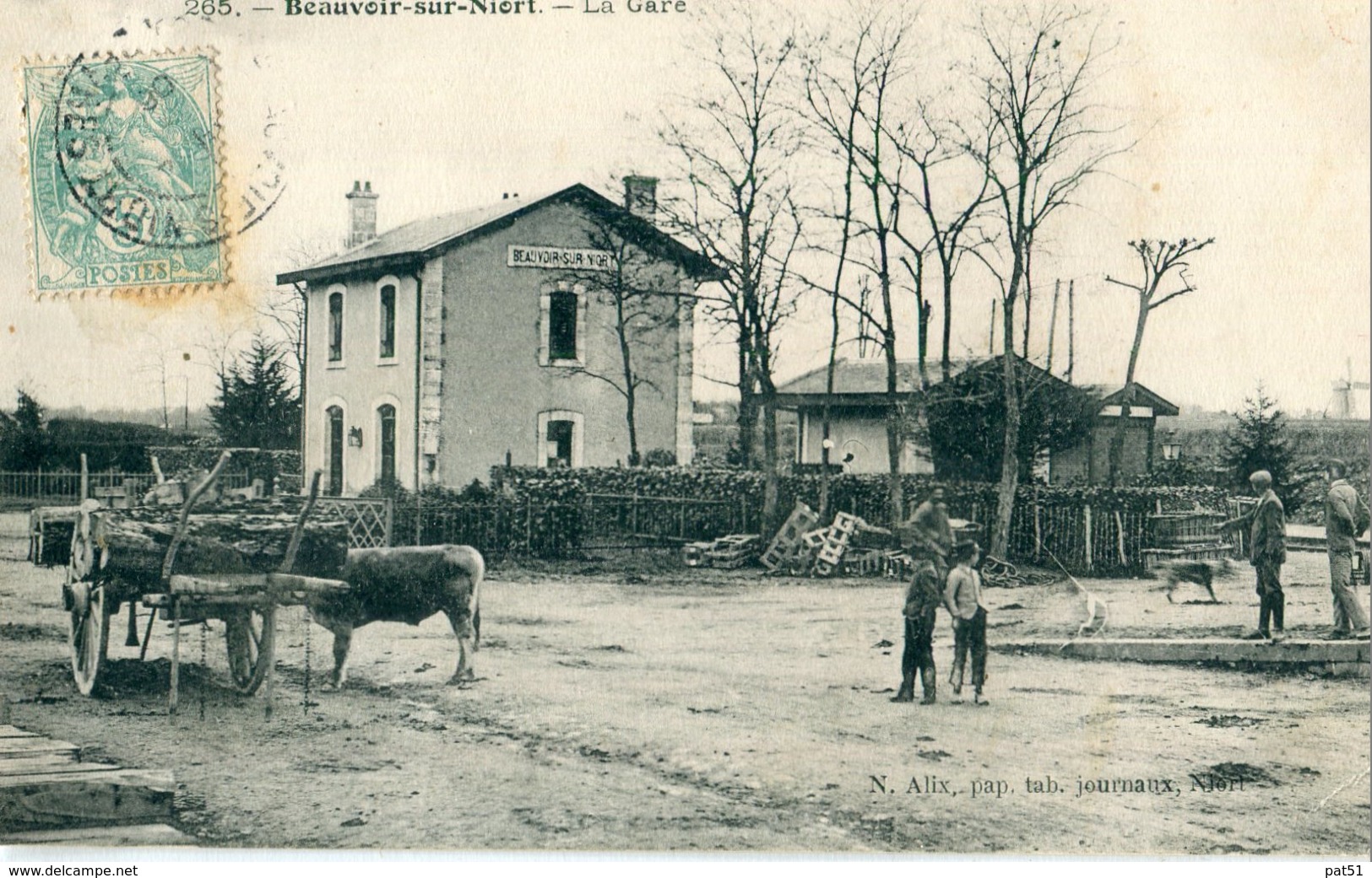 79 - Beauvoir Sur Niort : La Gare - Beauvoir Sur Niort