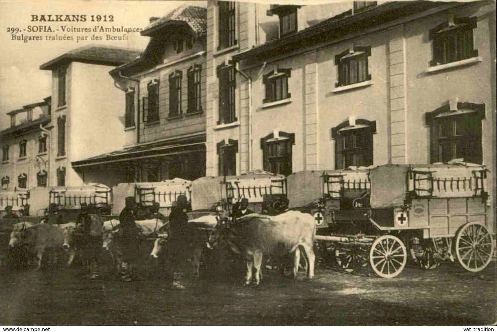 BULGARIE - Carte Postale - Sofia - Voitures D 'Ambulances Bulgares Traînées Par Des Bœufs - L 29975 - Bulgaria