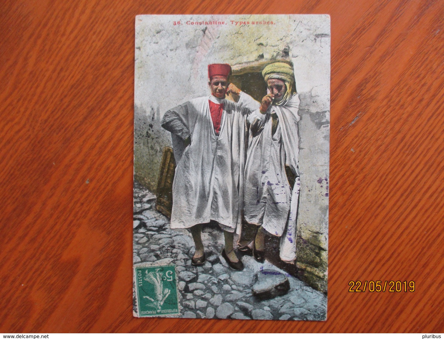 FRANCE ALGERIE CONSTANTINE 1916 TO RUSSIA REVAL VIA ST. PETERSBURG MILITARY CENSOR , POSTCARD 1 TYPES ARABES  ,0 - Autres & Non Classés