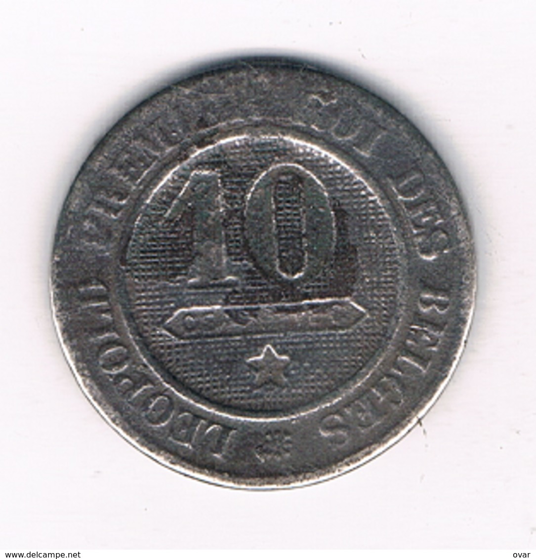 10 CENTIMES 1861 BELGIE /4262/ - 10 Centimes