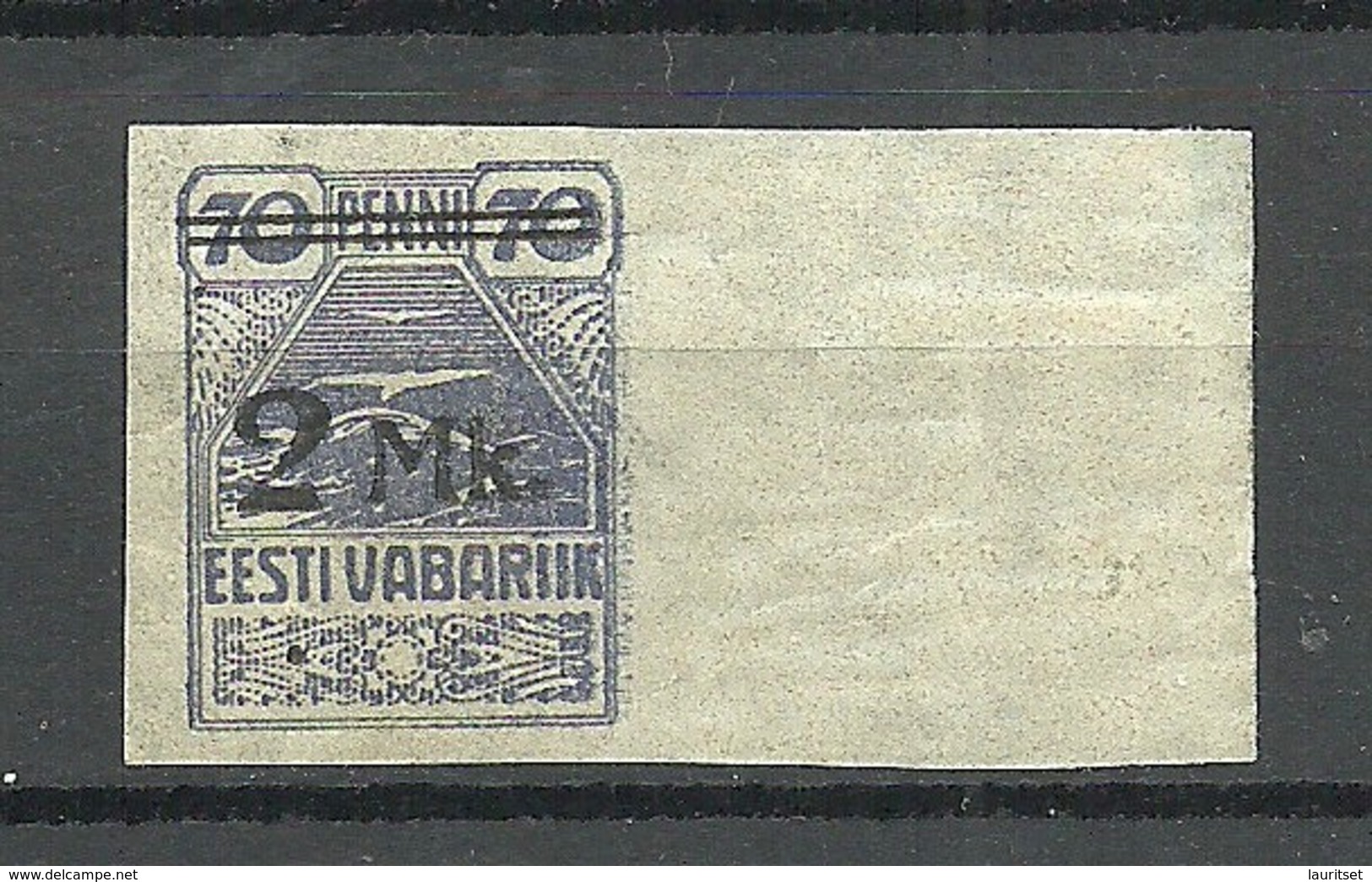 ESTLAND ESTONIA 1920 Michel 20 + Bogenrand MNH - Estland