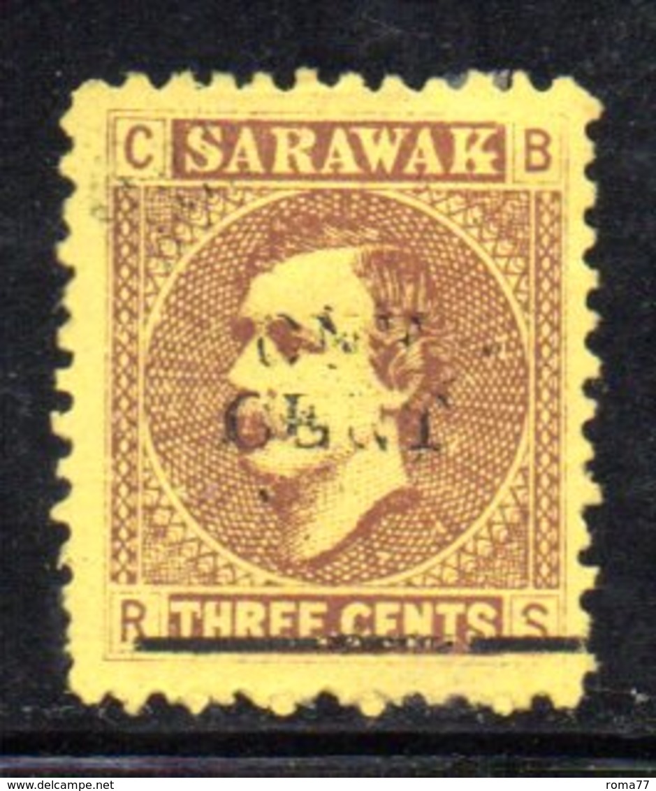 APR1160 - MALAYA 1892 , Yvert N. 26 Due Valori Senza Gomma. SARAWAK - Sarawak (...-1963)