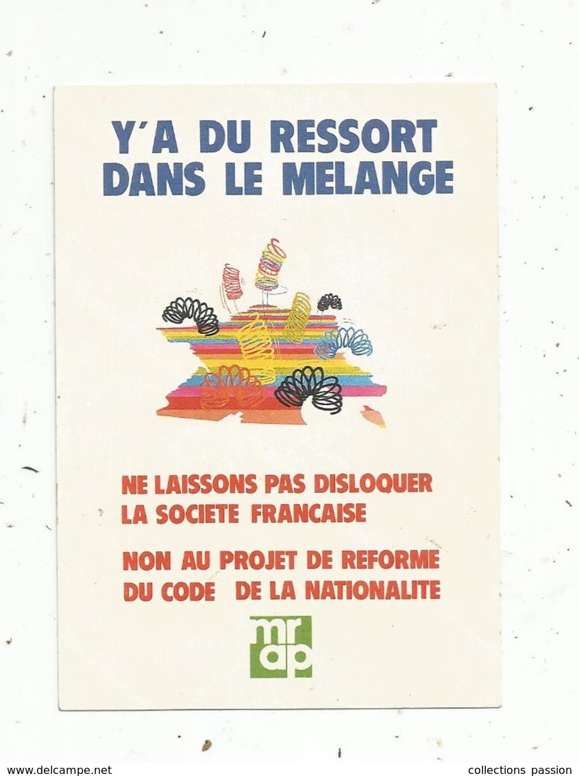 Autocollant ,  MRAP ,y'a Du Ressort Dans Le Mélange , Ne Laissons Pas Disloquer La Société Française - Aufkleber