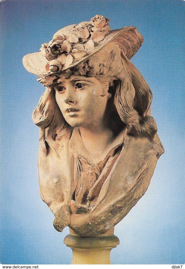 Auguste Rodin Femme Au Chapeau Fleuri Musée Rodin (2 Scans) - Articles Of Virtu