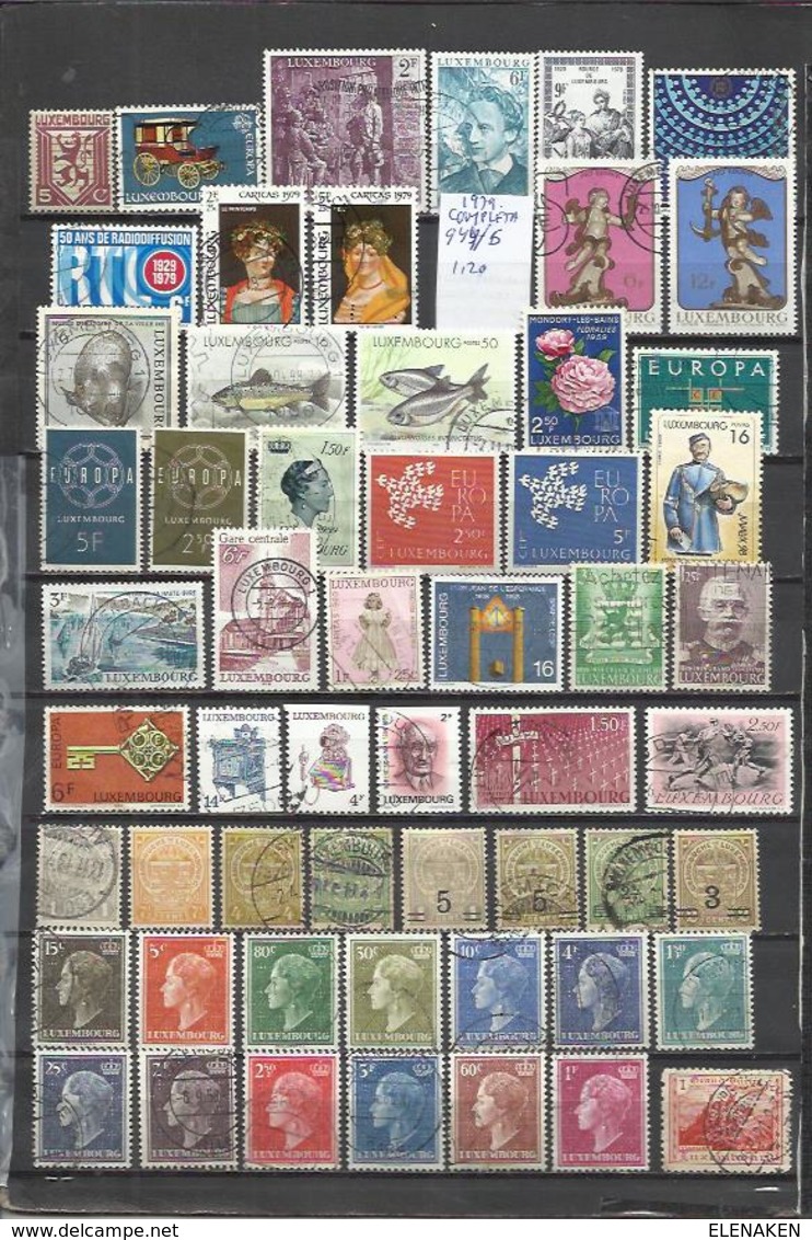 G852C-SELLOS LUXEMBURGO SIN TASAR,BUENOS VALORES,VEAN ,FOTO REAL.LUXEMBOURG STAMPS WITHOUT TASAR, GOOD VALUES, SEE, REAL - Collections