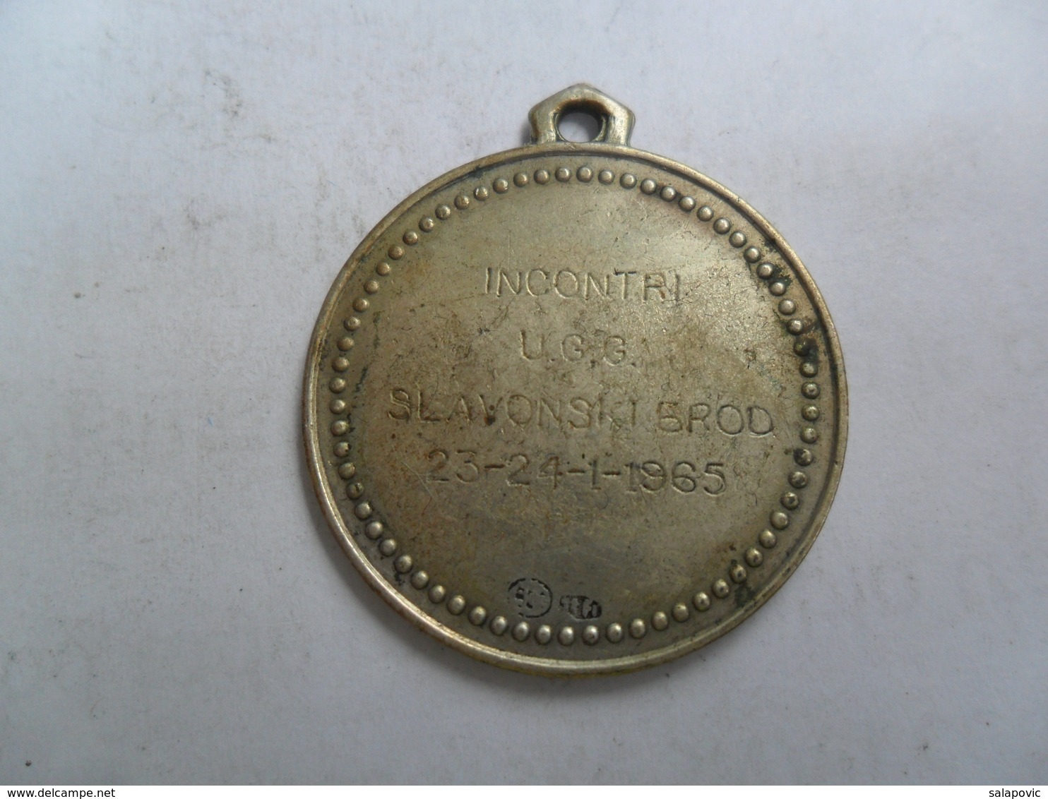 MEDAL Gymnastics UNIONE GINNASTICA GORIZIANA GORIZIA, SLAVONSKI BROD 1965  KUT - Gymnastique