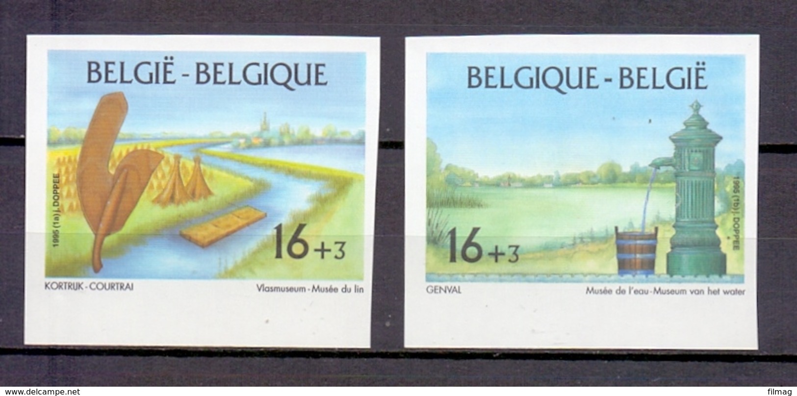 2582/2583 PROMOTIE VAN DE FILATELIE ONGETAND POSTFRIS** 1995 - Autres & Non Classés