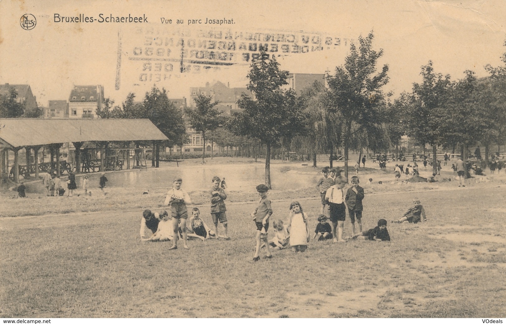 CPA - Belgique - Brussels - Bruxelles - Schaerbeek - Vue Au Parc Josaphat - Schaerbeek - Schaarbeek