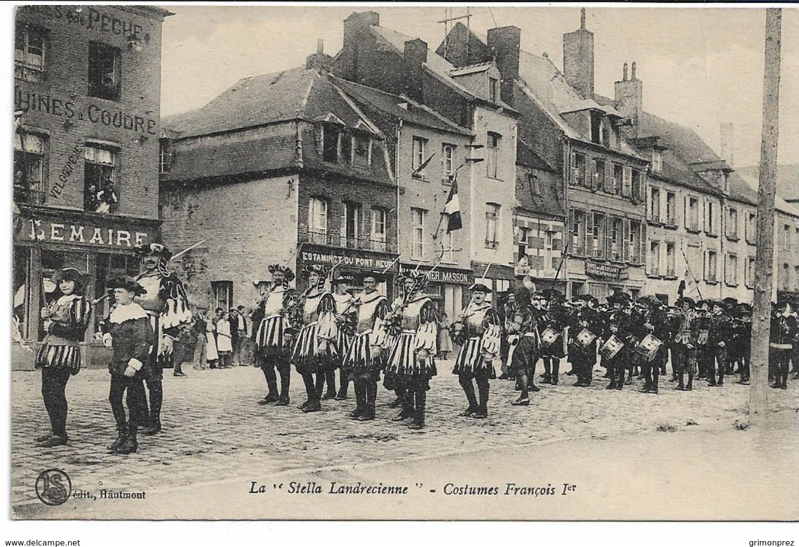 CPA NORD LILLE  Fêtes De Lille  La " Stella Landreciennes"-Costumes François Ier  Quai Basse-Deûle Angle Rue St Joseph - Lille