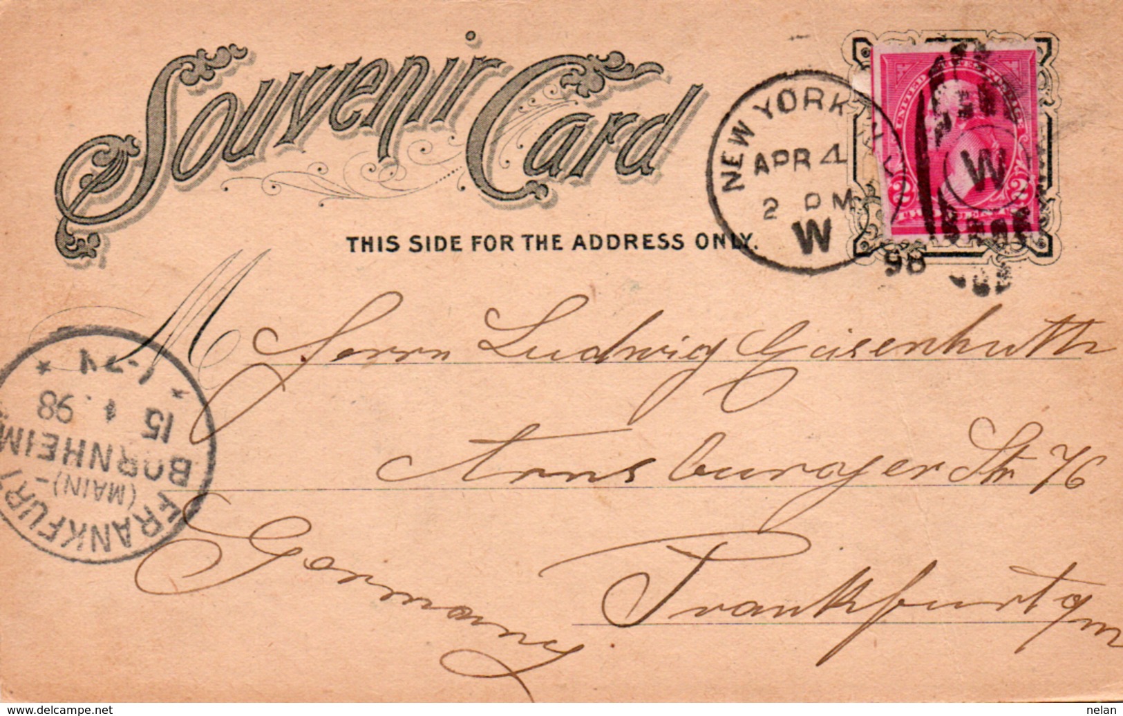 GREETINGS FROM THE CAPITOL-WASHINGTON D.C.-1898-SOUVENIR CARD - STORIA POSTALE - Washington DC