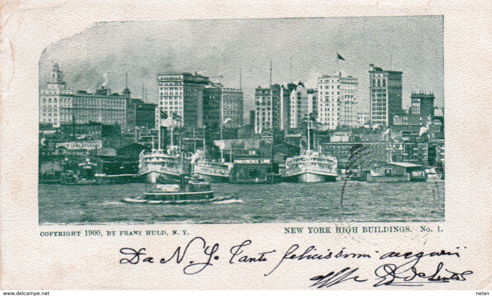 NEW YORK- HIGH BUILDINGS-1900-PRIVATE MAILING CARD - Viste Panoramiche, Panorama