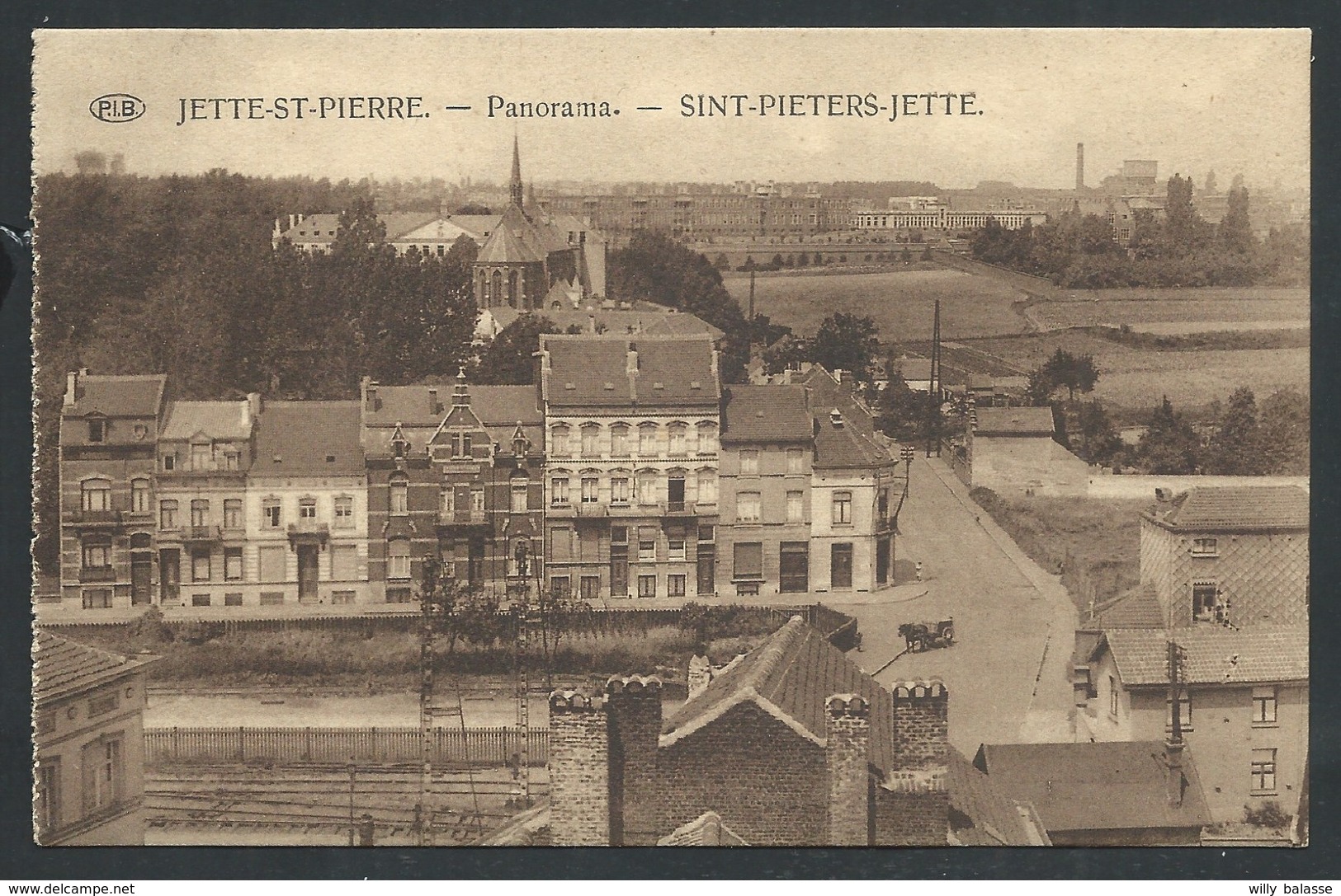 +++ CPA - SINT PIETERS JETTE SAINT PIERRE - Panorama - PIB   // - Jette