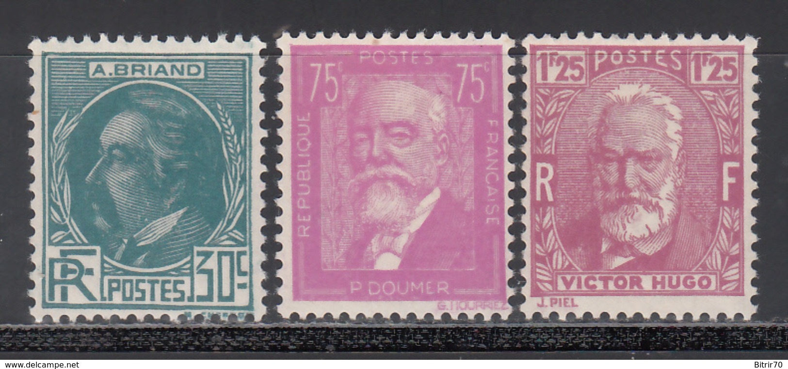 1935-36  Yvert Nº 291 / 293   MNH - Neufs