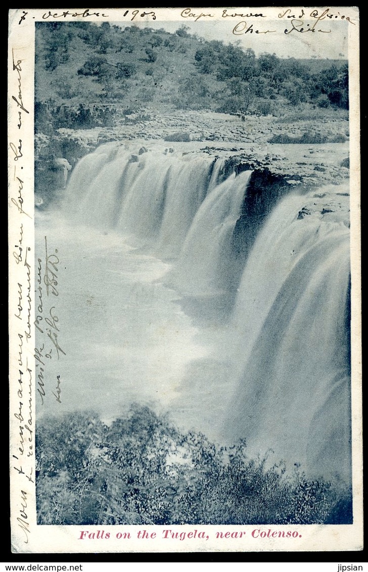 Cpa Afrique Du Sud South Africa --  Falls  On The Tugela , Near Colenso  AFS1 - Afrique Du Sud