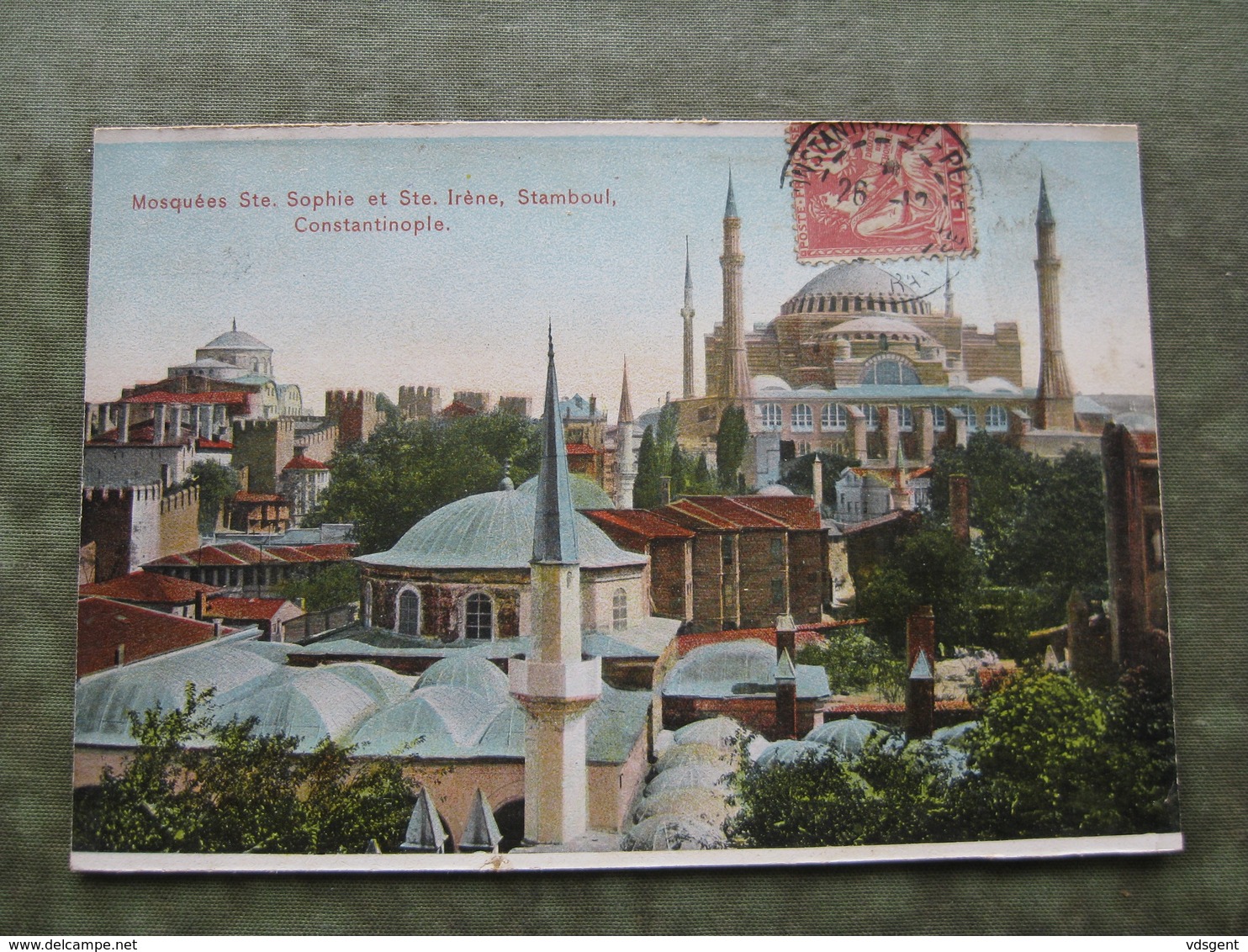 CONSTANTINOPLE - MOSQUÉES STE. SOPHIE ET STE. IRENE ( Scan Recto/verso ) - Turquie