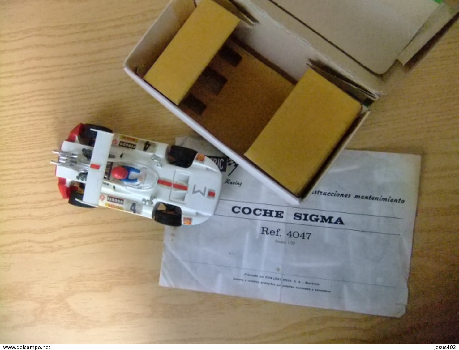 Scalextric Exin Sigma blanco C47 en caja original