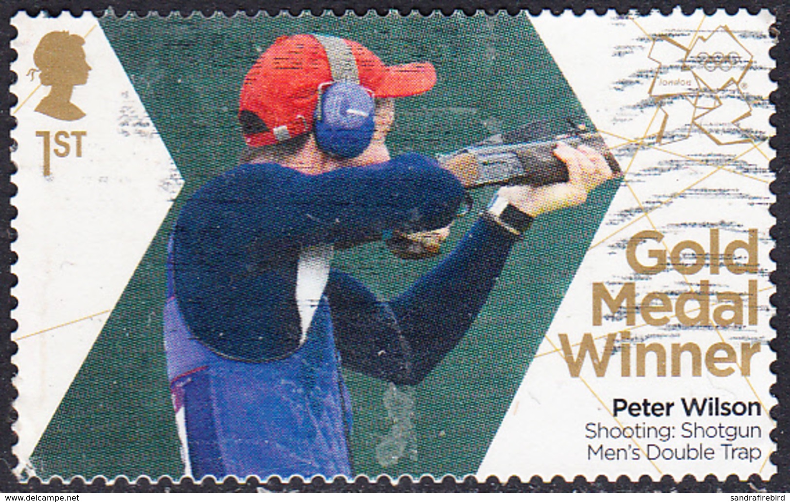 2012   GB Olympic Gold Medallists - Peter Wilson - Shooting 1st SG3345 - Used Stamps