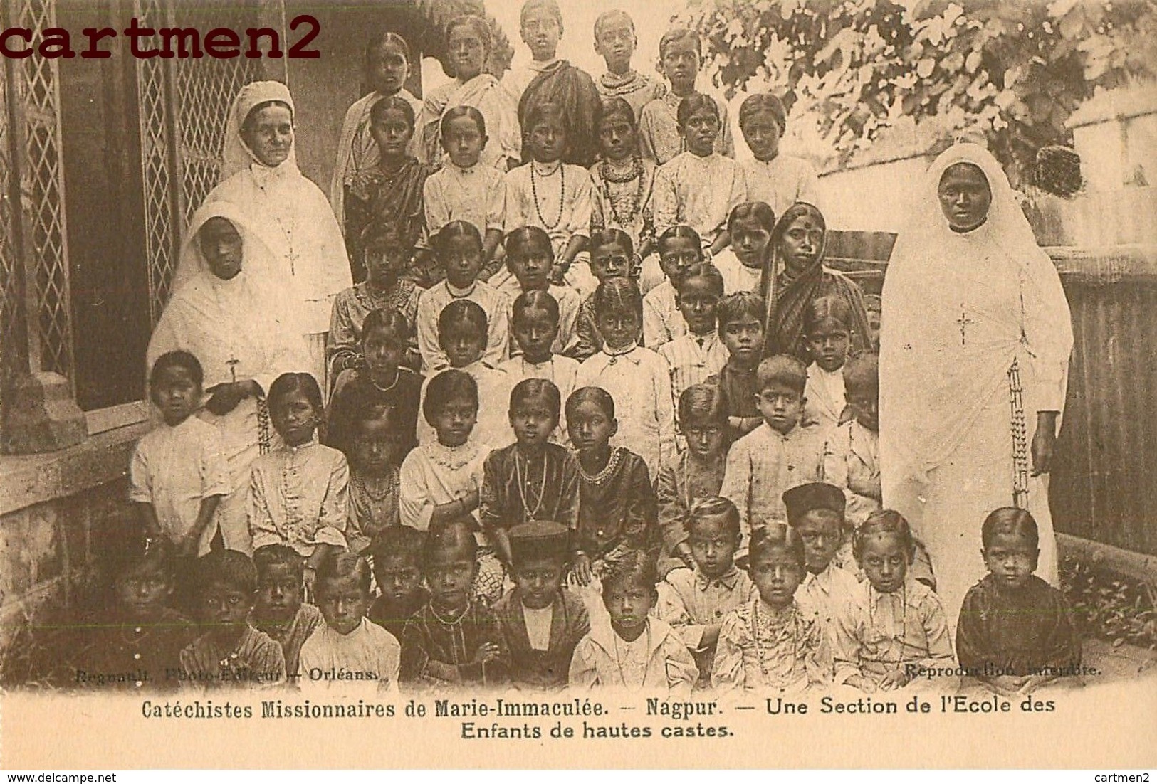 NAGPUR DHANORA ETHNIC ETHNOLOGIE CATECHISTES MISSIONNAIRES MISSIONS FRANCISCAINES - India