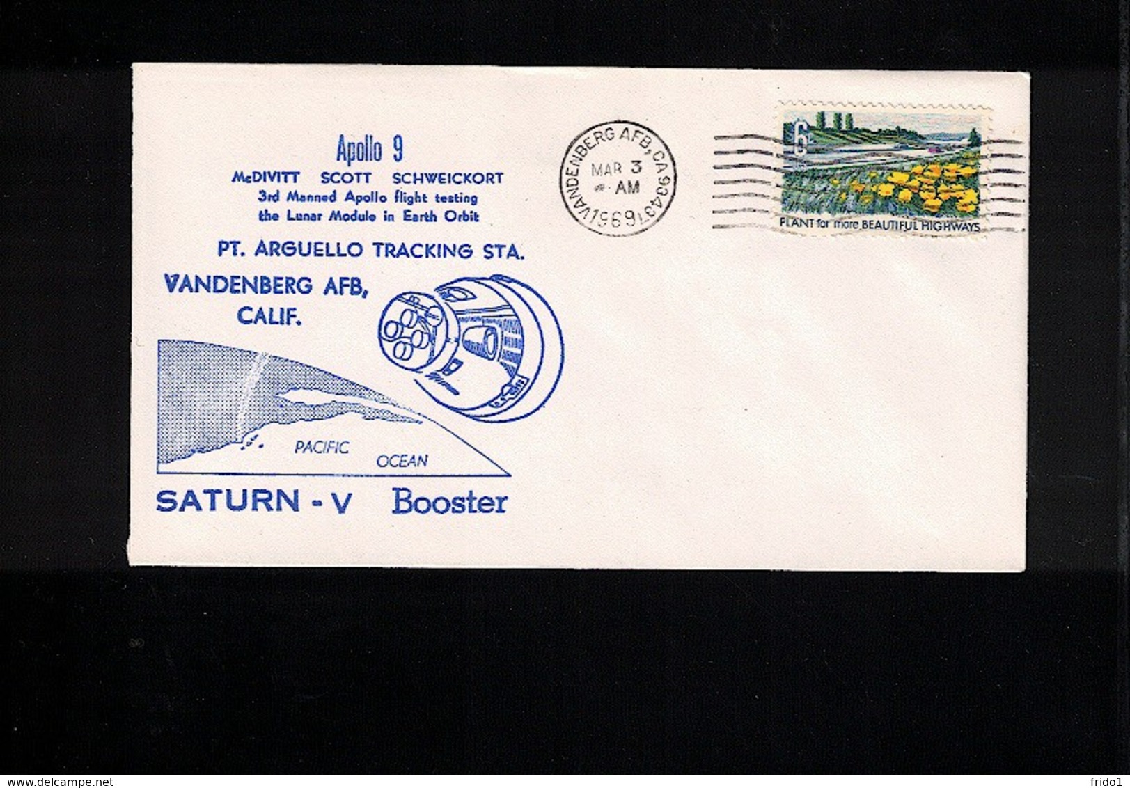 USA 1969 Space / Raumfahrt Apollo 9 Interesting Cover - USA