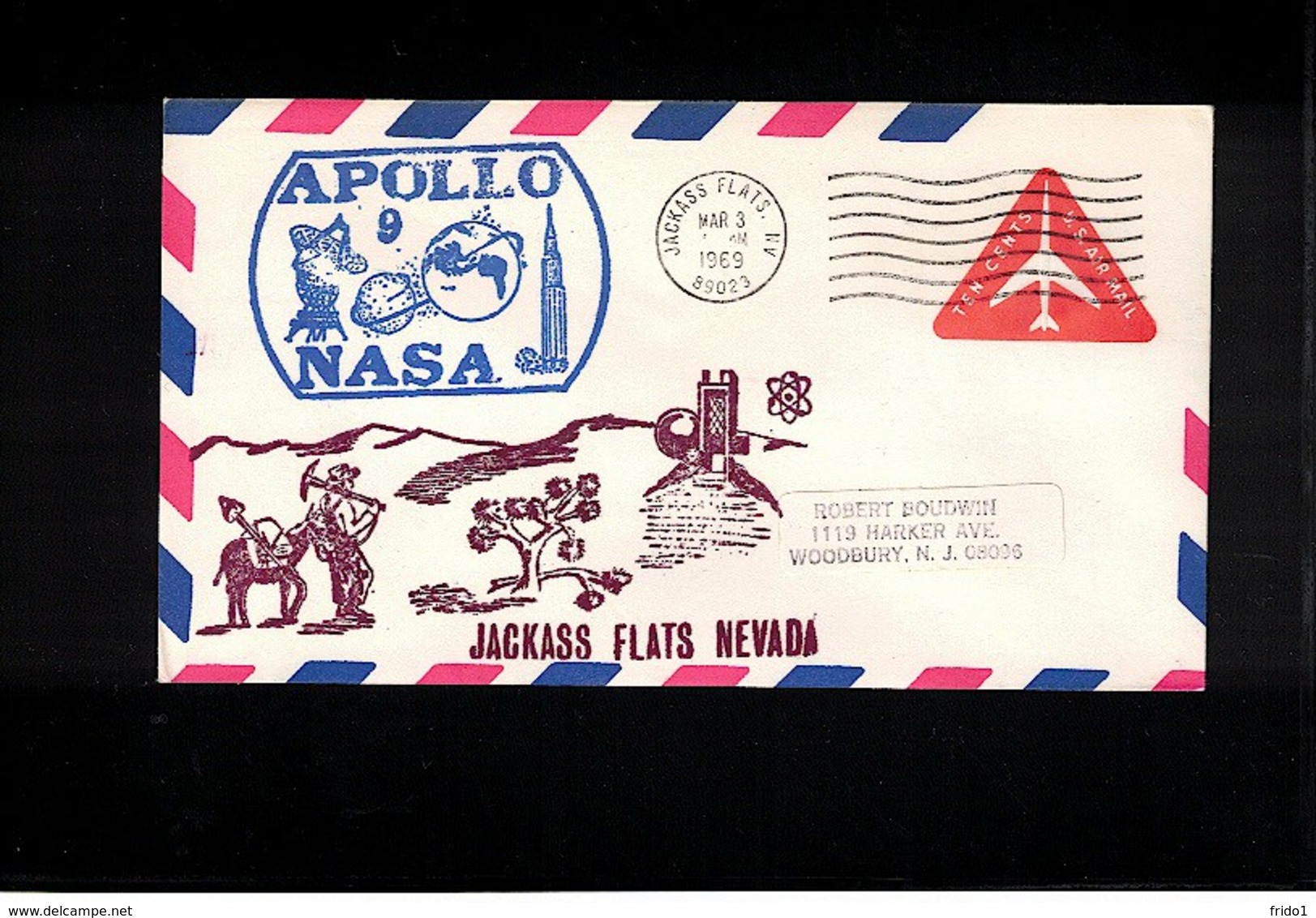 USA 1969 Space / Raumfahrt Apollo 9 Interesting Cover - USA