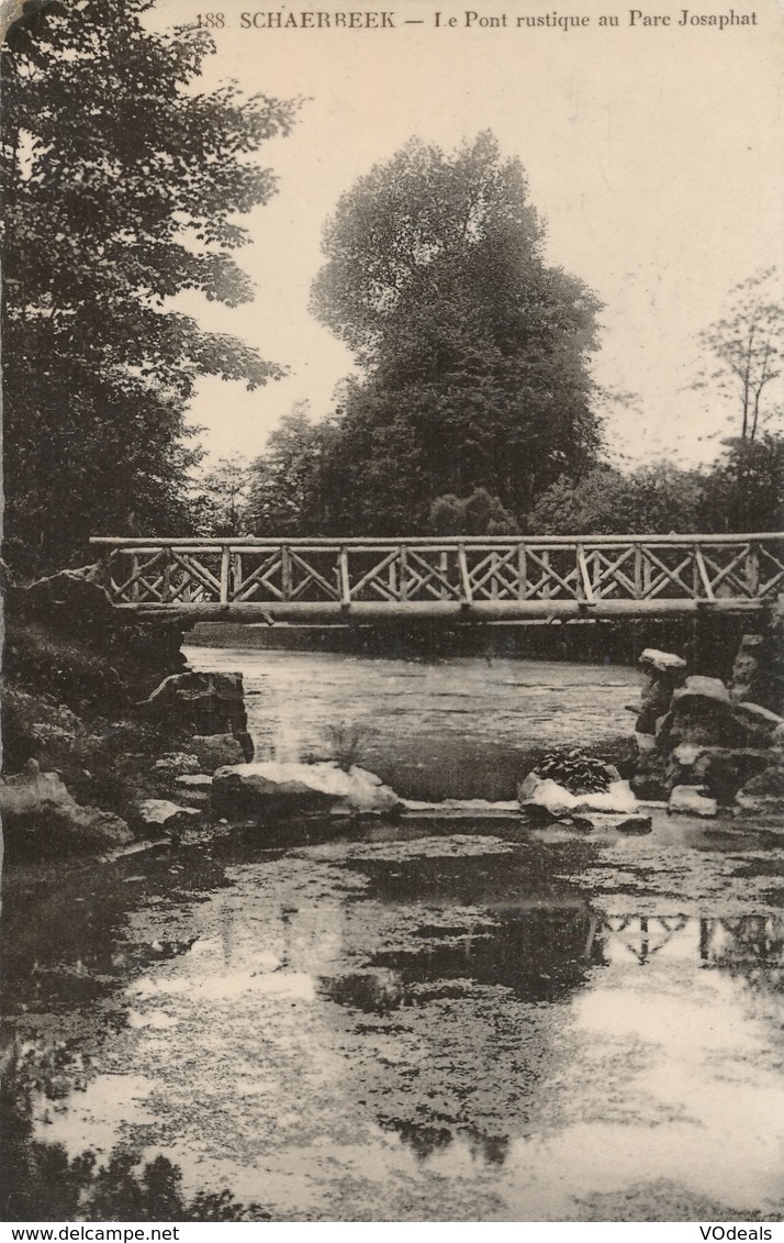 CPA - Belgique - Brussels - Bruxelles - Schaerbeek - Le Pont Rustique Au Parc Josaphat - Schaarbeek - Schaerbeek