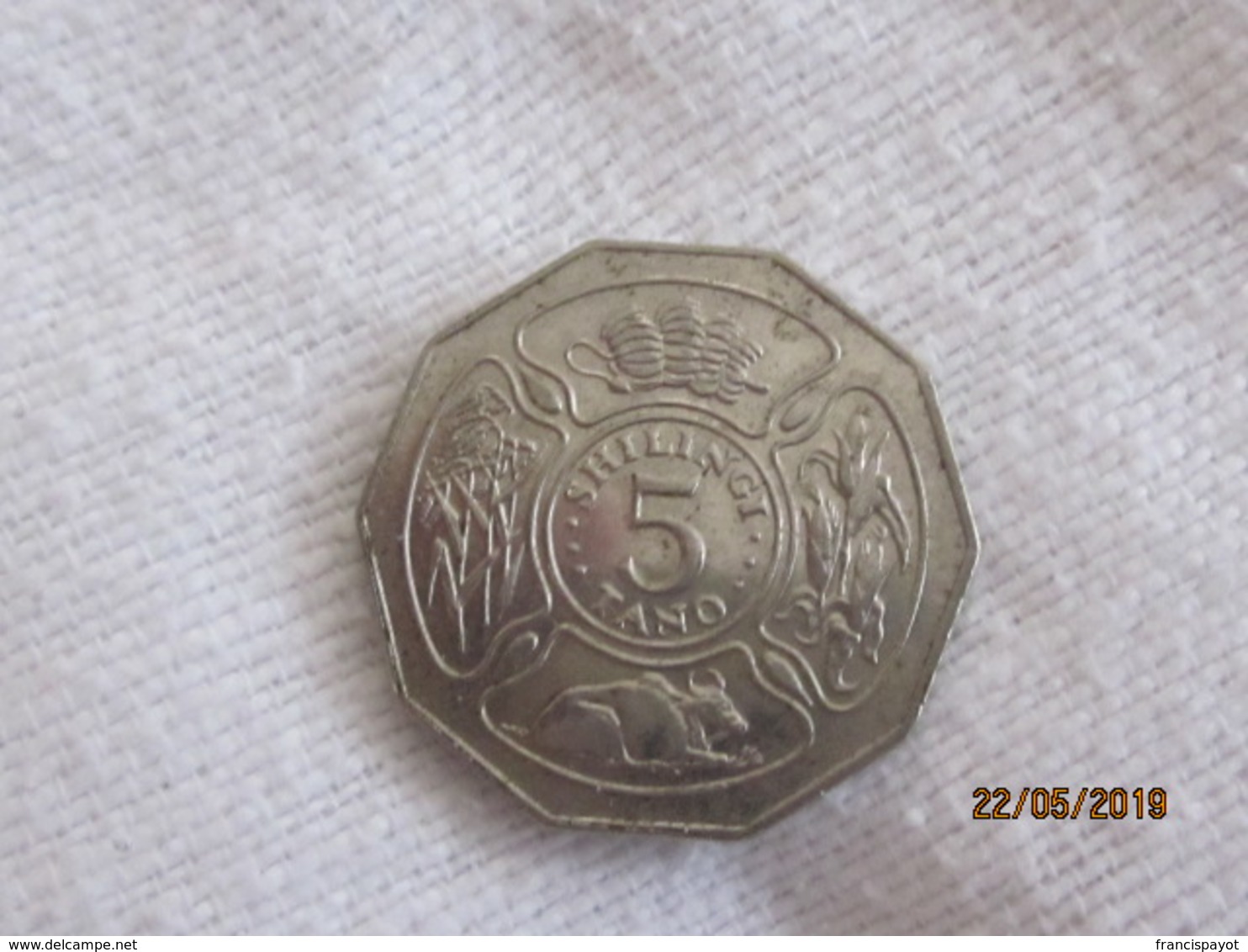 Tanzania: 5 Shillings 1992 - Tanzania