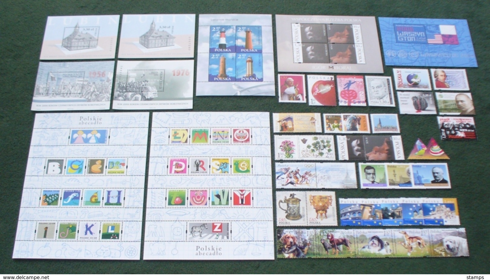 Poland 2006 - Mint MNH ** - Complete Year Set Of 62 Stamps + 7 Blocks --- Full Pologne Polonia Polen --- Ro - Full Years