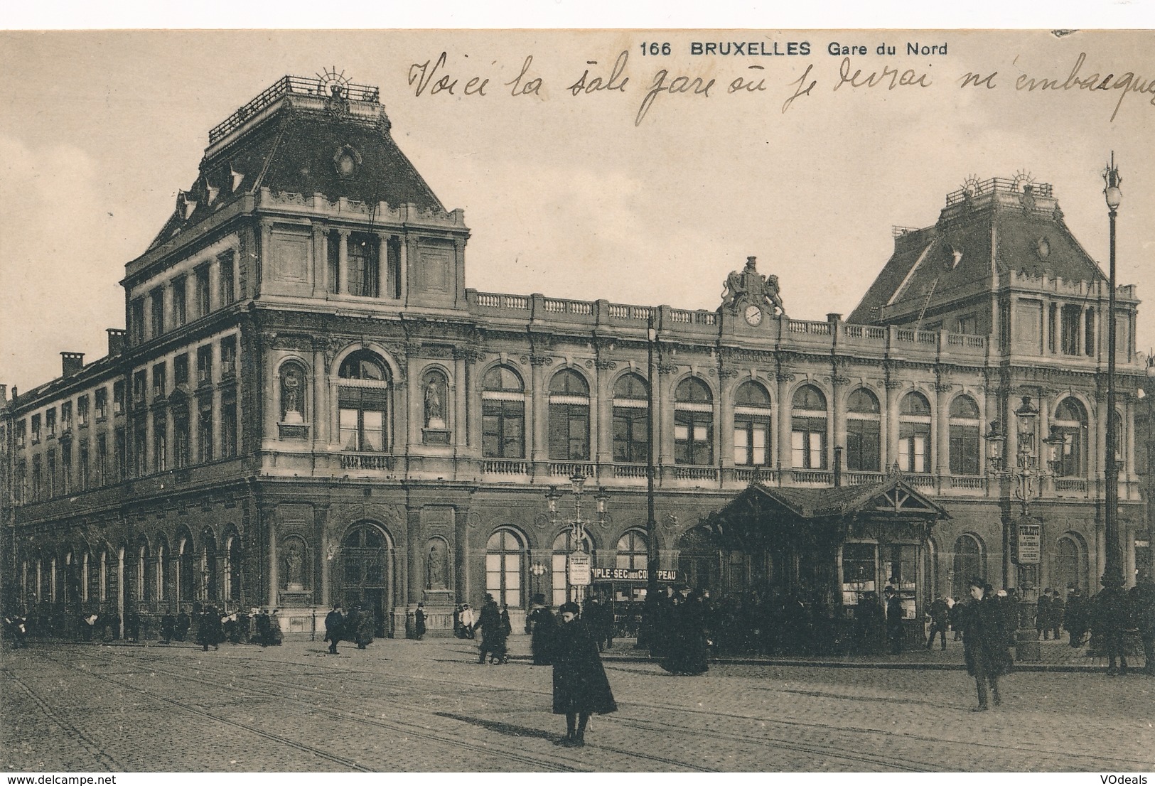 CPA - Belgique - Brussels - Bruxelles - Gare Du Nord - Cercanías, Ferrocarril