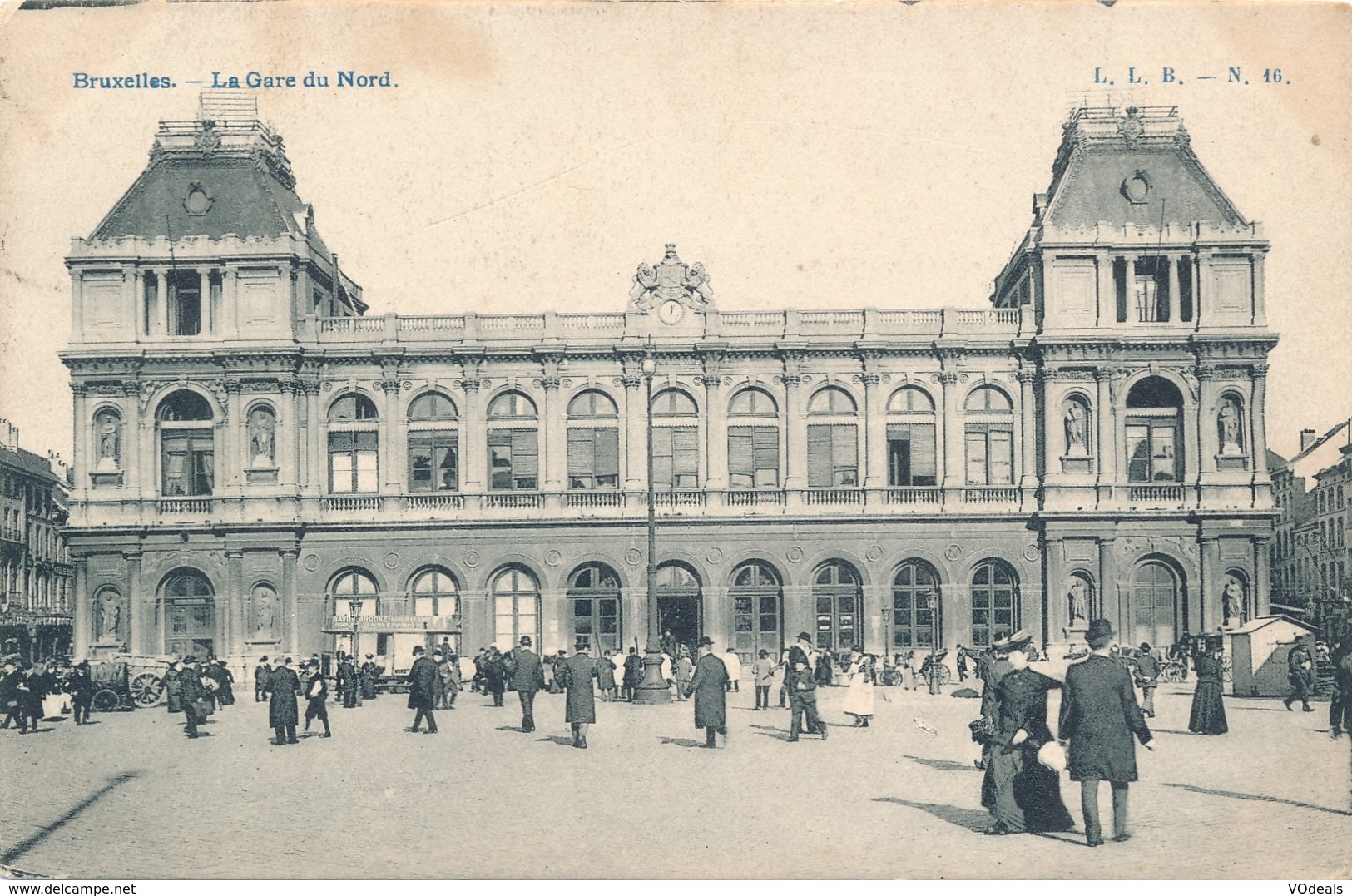 CPA - Belgique - Brussels - Bruxelles - La Gare Du Nord - Chemins De Fer, Gares