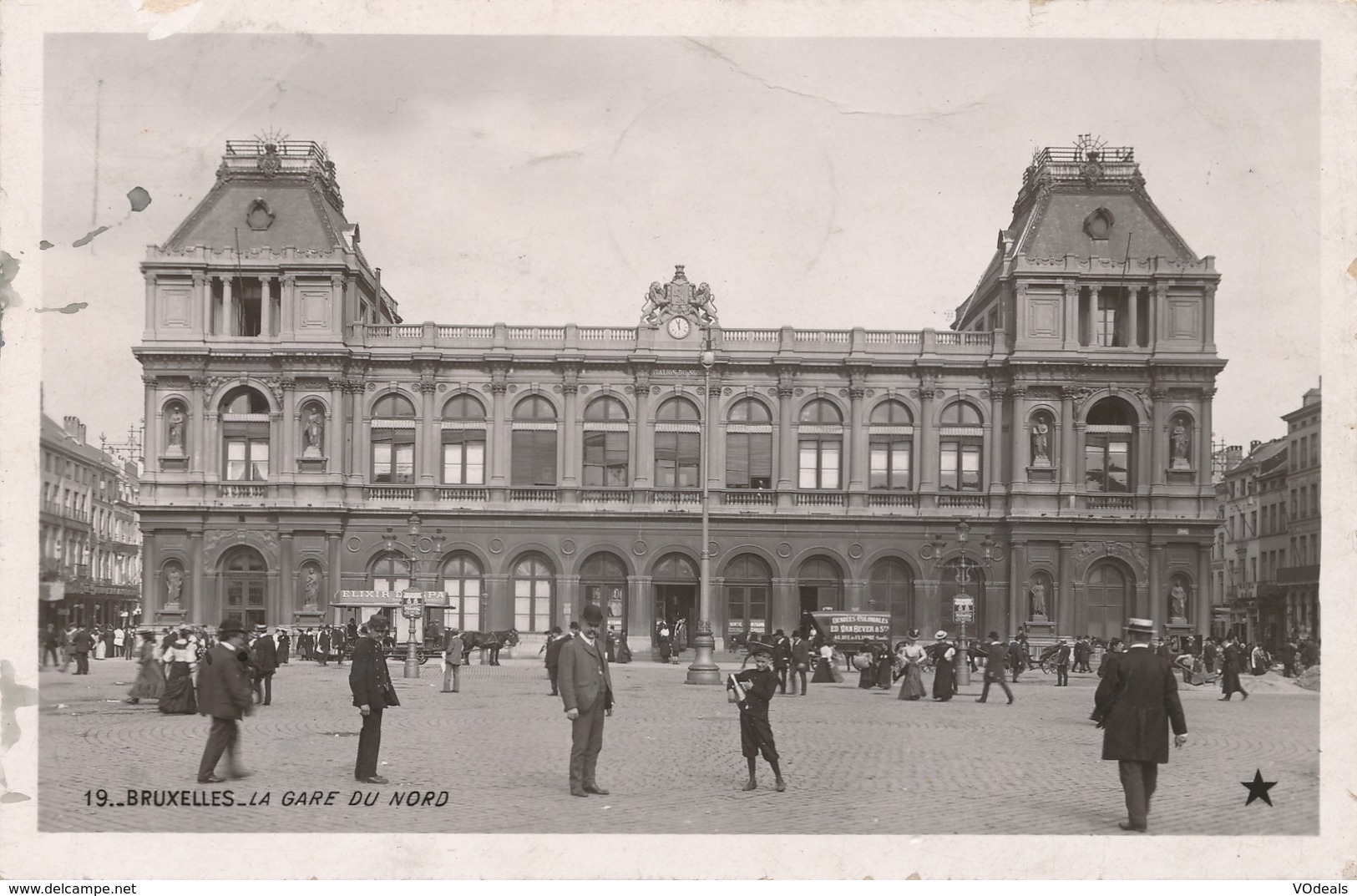 CPA - Belgique - Brussels - Bruxelles - La Gare Du Nord - Chemins De Fer, Gares