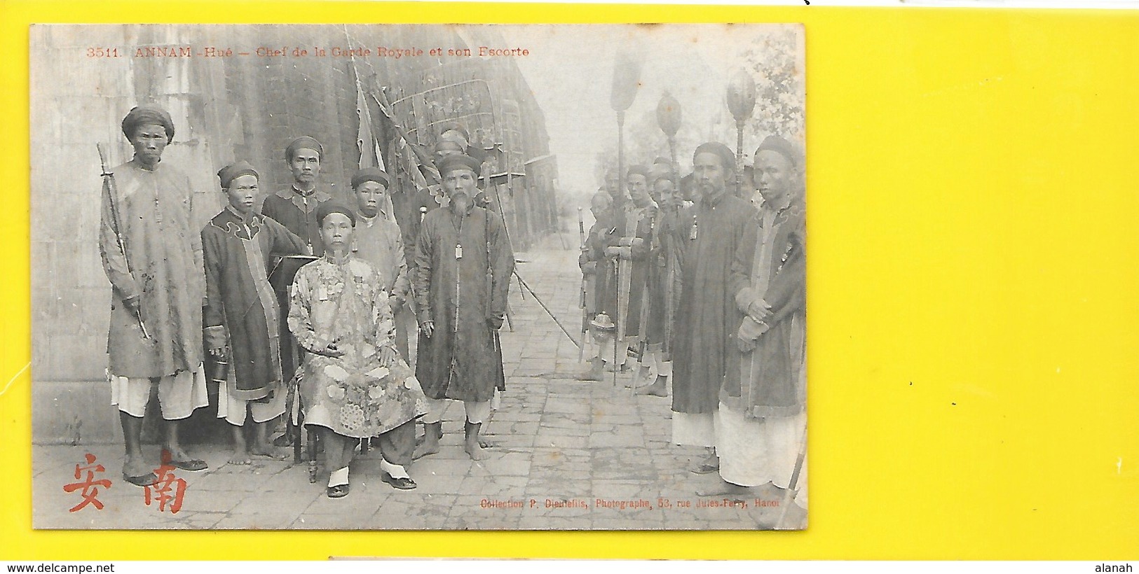 ANNAM Hué Chef De La Garde Royale Et Son Escorte (Dieulefils) Viet-Nam - Vietnam