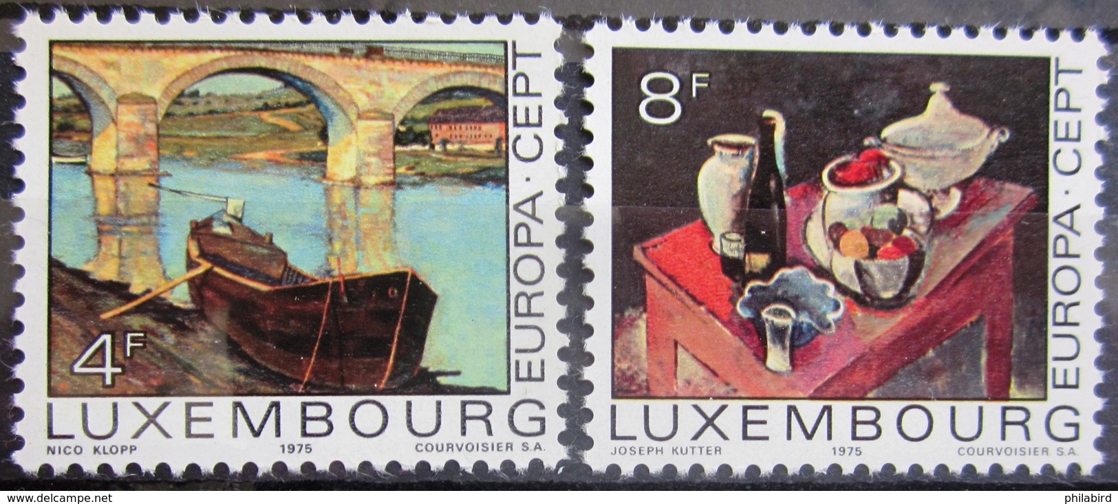 EUROPA            Année 1975         LUXEMBOURG          N° 856/857             NEUF** - 1975