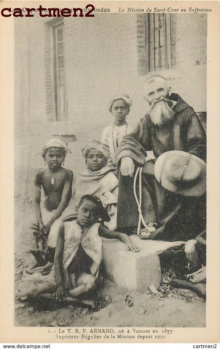 INDE INDIA LE PERE ARMAND DE VANNES RAJPUTANA ETHNIC ETHNOLOGIE CATECHISTES MISSIONS FRANCISCAINE - India