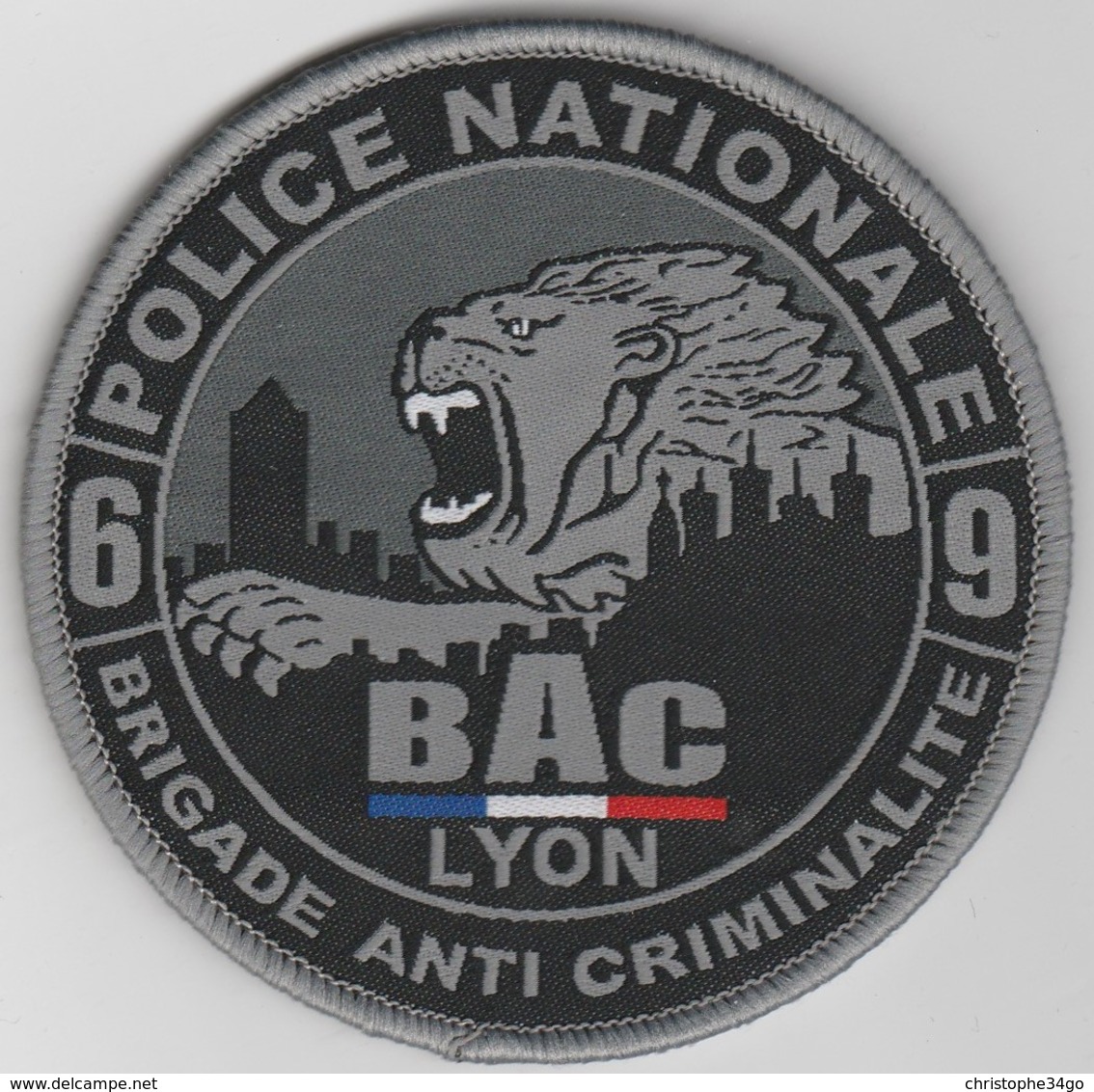 Écusson Police BAC Lyon (69) - Police & Gendarmerie