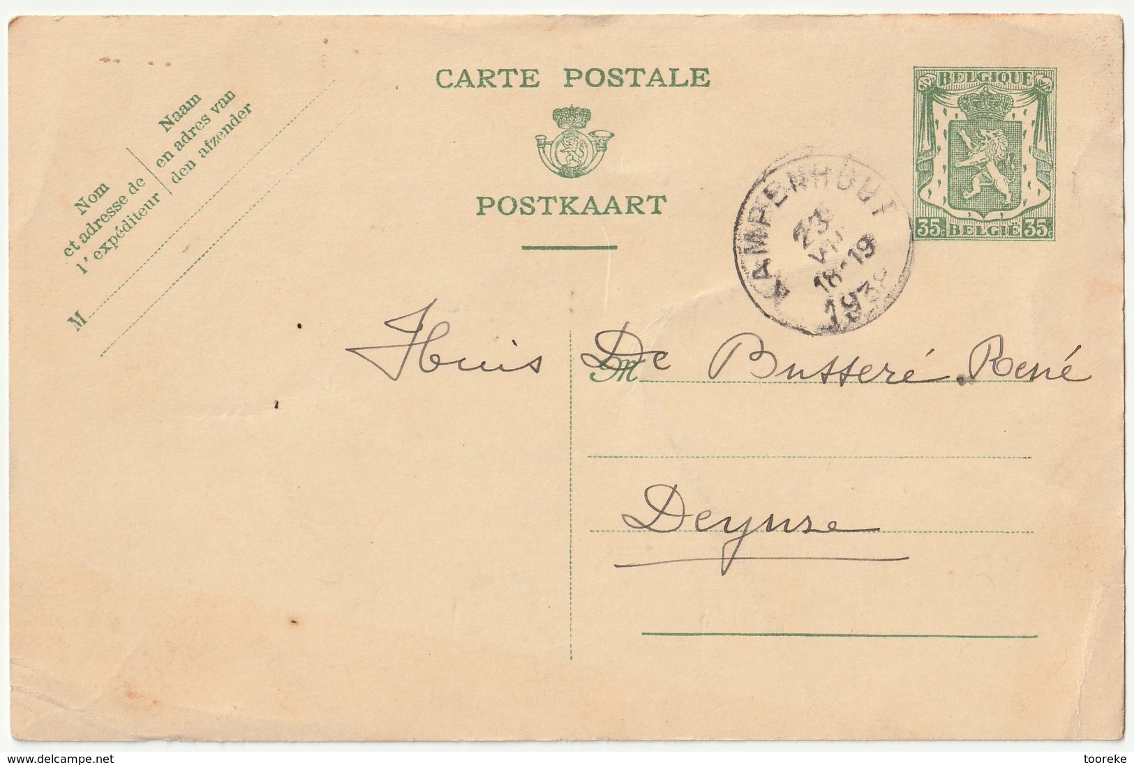 Kampenhout Pws 117FN - Cartes Postales 1934-1951