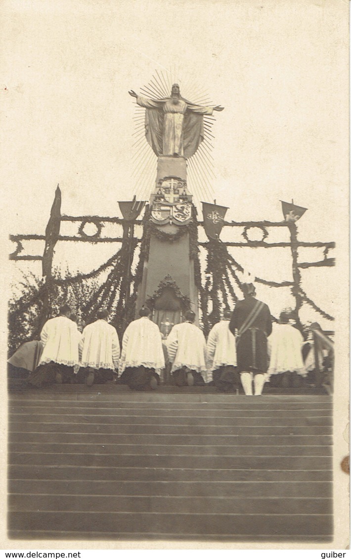 Province De Liege Carte Photo De J. Maes Reportage Photographique Inauguration Du Sacré Coeur (3 Rue Du Pot D'or) - Te Identificeren