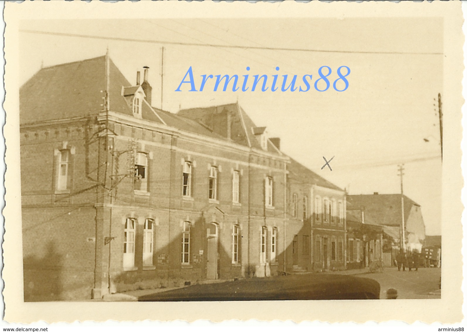 Campagne De France 1940 - Quartier Général De L'Abt. IV A à Aubenton - 12. Armee (AOK 12) - Abteilung IV A - Westfeldzug - Guerre, Militaire