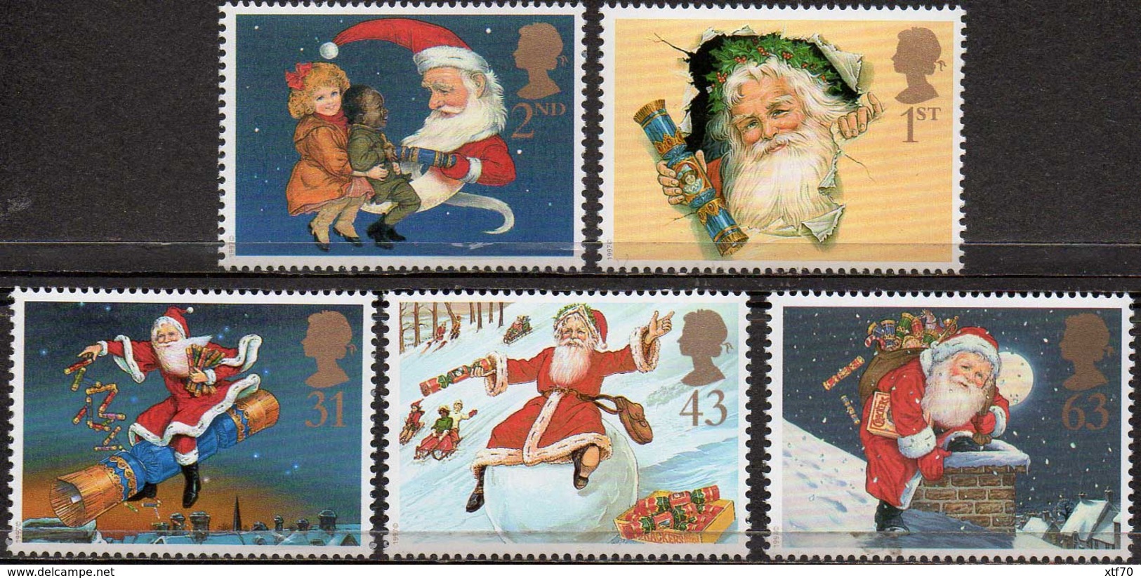 GREAT BRITAIN 1997 Christmas: 150th Anniversary Of The Christmas Cracker - Unused Stamps